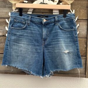 J Brand Johnny Jean Shorts with Distressed Details Size‎ 27